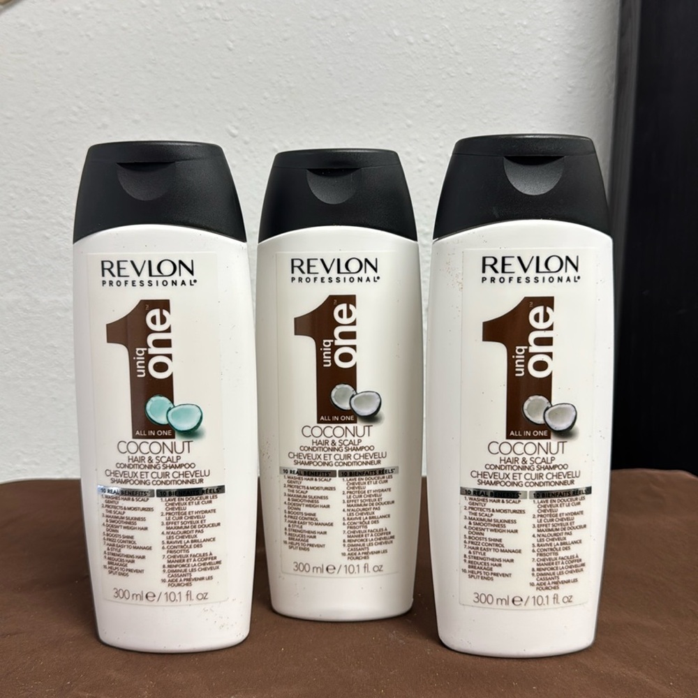 Revlon uniq one shampoo conditioner lot of 3